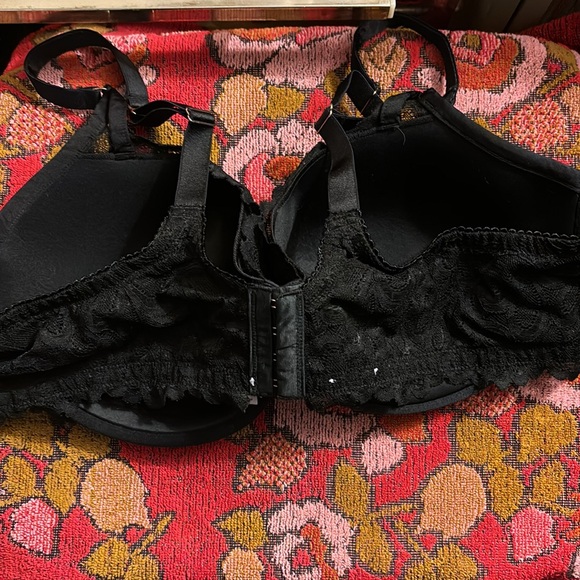 Savage X Fenty Lace Underwire Bra Size 42D Black - Picture 4 of 8